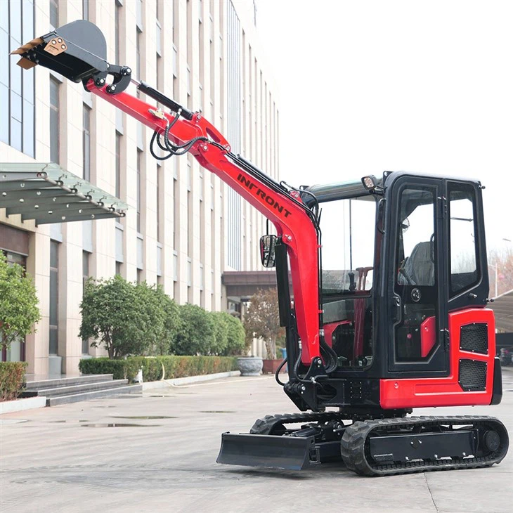 Crawler Mini Excavator With Tail