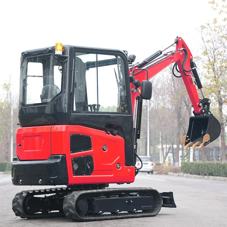 Crawler Mini Excavator With Tail