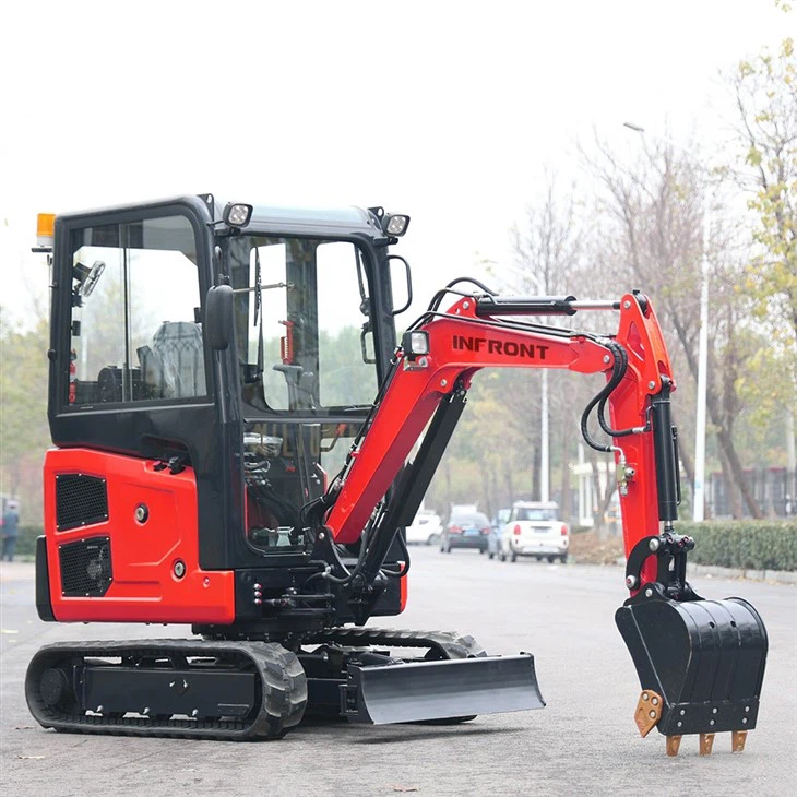 Crawler Mini Excavator With Tail