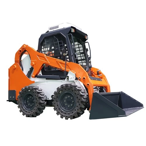 Skid Steer Loader Nrog Rov Qab Duab
